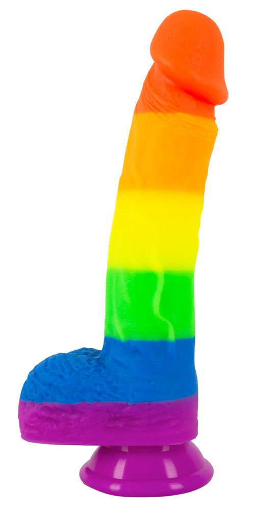 You2Toys Silicone PRIDE! Regenbogen Dildo - 21 cm