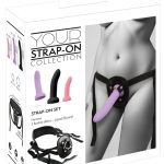 You2Toys Strap-on Set "Stoßvergnügen zu zweit" - 4-teilig, S/M/L, verschiedene Farben