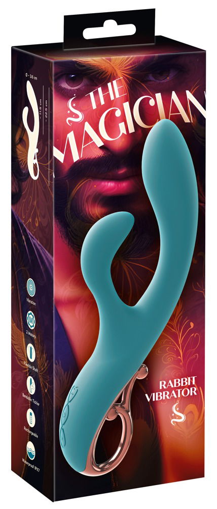 You2Toys The Magician - Luxus-Rabbit Vibrator, elegantes Design, wasserdicht, wiederaufladbar, 10 Vibrationsmodi