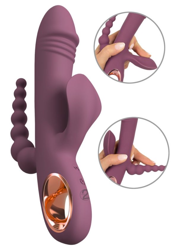 You2Toys Slim Triple Plum 3-in-1-Vibrator