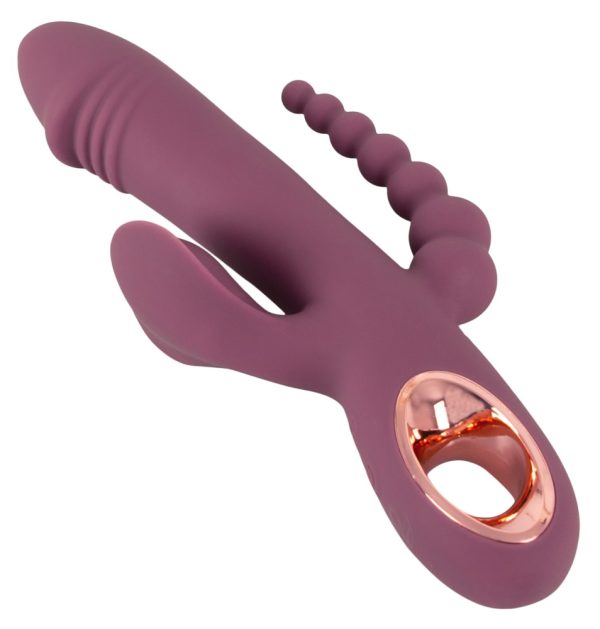 You2Toys Slim Triple Plum 3-in-1-Vibrator