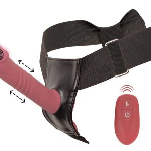 You2Toys Strap-On Set mit Stoßvibrator und Fernbedienung, Schwarz