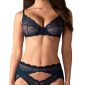 Obsessive Nightly Blue Dessous-Set, Größe S/M, blau – A