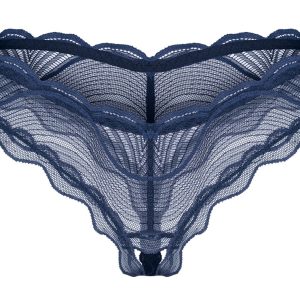 Obsessive Nightly Blue Riostring ouvert - Blau-in-Blau, Größe S/M