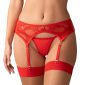Obsessive Strapsgürtel Aliosa - Rot, Größe verstellbar – A
