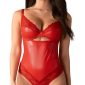 Obsessive Aliosa Body in Rot, Spitze - Größe und Farbe variabel – A