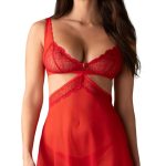 Obsessive Cupide Desir Babydoll Set - Sinnliches Rot