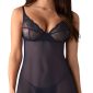 Obsessive Nightly Blue Set - Negligé und String in Blau, Größe S-L – A
