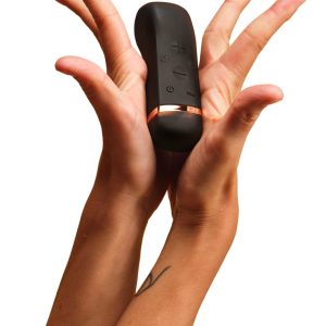 The Handy Oh! Smart Vibrator - Interaktiver Auflegevibrator mit Schallwellen-Vibrationen in Silber