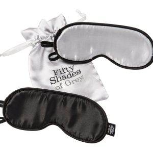 Fifty Shades of Grey Luxus-Augenmasken Set, Silber und Schwarz, No Peeking Fifty Shades of Grey Luxus-Augenmasken Set, Silber und Schwarz, No Peeking – C