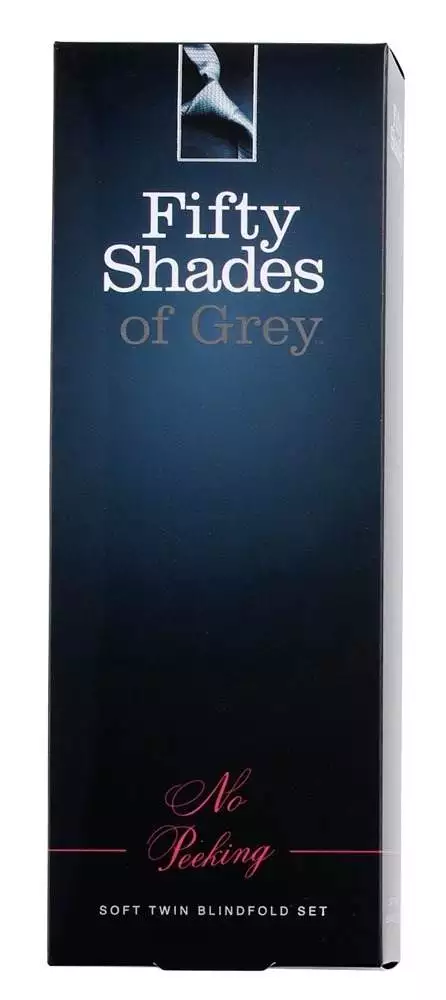 Fifty Shades of Grey Luxus-Augenmasken Set, Silber und Schwarz, No Peeking Fifty Shades of Grey Luxus-Augenmasken Set, Silber und Schwarz, No Peeking – Verpackung B