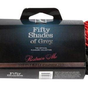 LustBondage Seil Set - Rot/Schwarz, 5m – Verpackung