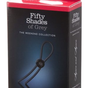 StarkRise Penisringe mit Schiebeverschluss, Grau, Silikon, 29 cm – Verpackung