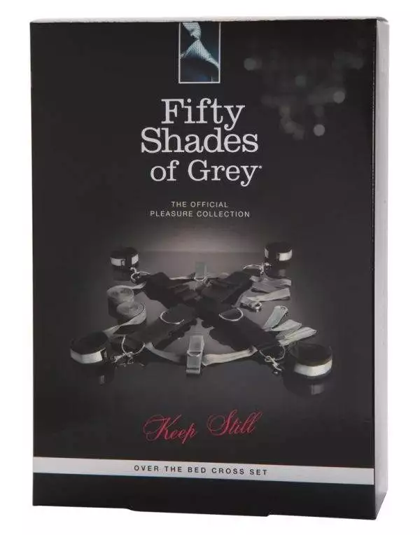 Fifty Shades of Grey Kreuz-Bettfesseln - Bettfreuden Set – Verpackung