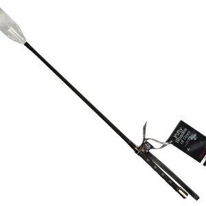 Liebe mit Hiebe, Flexibles Spanking-Gerte, 60 cm, Grau/Schwarz, Leder/PVC/Nylon/EVA Liebe mit Hiebe, Flexibles Spanking-Gerte, 60 cm, Grau/Schwarz, Leder/PVC/Nylon/EVA – C