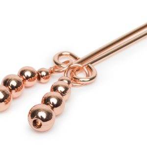 Elegant Bliss - Nippel- und Klitorisklemmen Set, Rosé-Gold, 70 cm Elegant Bliss - Nippel- und Klitorisklemmen Set, Rosé-Gold, 70 cm – Det B