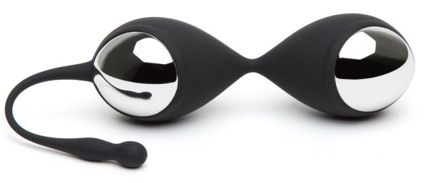 Training Orgasmus Marke Liebeskugel-Duo Größe Fortgeschrittene Schwarz – A