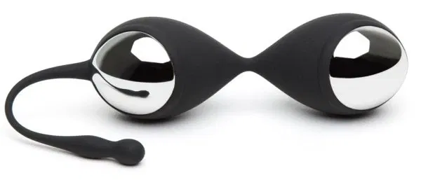 Training Orgasmus Marke Liebeskugel-Duo Größe Fortgeschrittene Schwarz – A