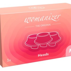 Womanizer Ersatz-Aufsatz Set Größe M, 3 Stück, Silikon