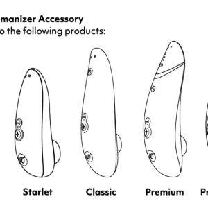 Womanizer Aufsatz Set Größe L (3 Stück) - Silikon - für Classic, Eco, Premium, Liberty, Starlet 2 Womanizer Aufsatz Set Größe L (3 Stück) - Silikon - für Classic, Eco, Premium, Liberty, Starlet 2 – C