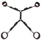 Fifty Shades of Grey - Bettfessel-Set Sweet Anticipation Under Mattress Restraint Set - Schwarz/Rot - Verstellbar - Bondage-Playground – A