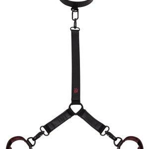 Fifty Shades of Grey Sweet Anticipation Hals- und Handfesseln in Schwarz/Rot Fifty Shades of Grey Sweet Anticipation Hals- und Handfesseln in Schwarz/Rot – B