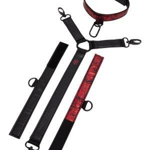 Fifty Shades of Grey Sweet Anticipation Hals- und Handfesseln in Schwarz/Rot Fifty Shades of Grey Sweet Anticipation Hals- und Handfesseln in Schwarz/Rot – C