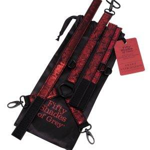 Fifty Shades of Grey Sweet Anticipation Hals- und Handfesseln in Schwarz/Rot Fifty Shades of Grey Sweet Anticipation Hals- und Handfesseln in Schwarz/Rot – D