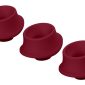Womanizer Premium 2/Classic 2 Hygiene-Aufsatz Set, 3 Stück, Größe L, Silikon, PU – A