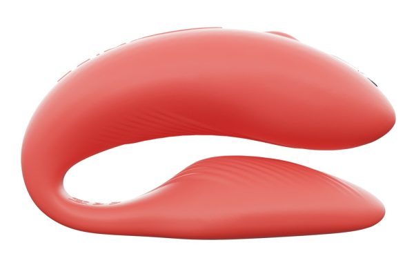 We-Vibe Chorus - Flexibler C-förmiger Paarvibrator mit Biofeedback-Fernbedienung und Touch-Sense, Silikon, wasserdicht, USB-Ladekabel und Batterie inklusive – B
