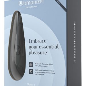 Womanizer Classic 2.0 - Druckwellenstimulator, 10 Intensitäten, wasserdicht - Pink