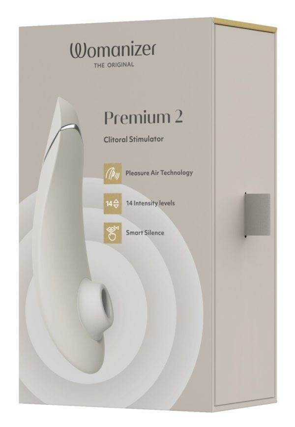 Womanizer Premium 2 Druckwellenstimulator - Trendige Farben – Verpackung