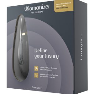 Womanizer Premium 2 - Druckwellenstimulator, 14 Intensitäten, wasserdicht