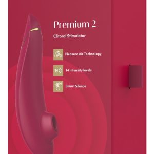 Womanizer Premium 2 Druckwellenstimulator - Trendy Pink