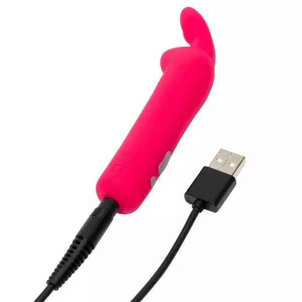 HappyRabbit Clitoral Pleasure Kit - Minivibrator, Menthol-Balsam, Augenmaske, Toybag – D