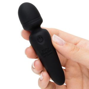 Fifty Shades of Grey Mini Wand Vibrator Sensation, wasserdicht, wiederaufladbar Fifty Shades of Grey Mini Wand Vibrator Sensation, wasserdicht, wiederaufladbar – C