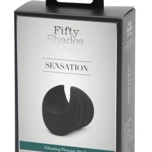 Fifty Shades of Grey Sensation Vibrating Pleasure Stroker - Flexibler Masturbator, wasserdicht, wiederaufladbar, 20 Vibrationsmodi