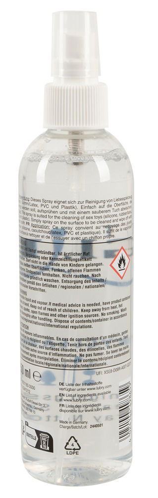 Just Glide Toys Reinigungsspray - 250ml Just Glide Toys Reinigungsspray - 250ml