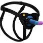 ROMP Pegging Kit - G-Punkt Dildo mit Strap-on-Gurt, Schwarz – A