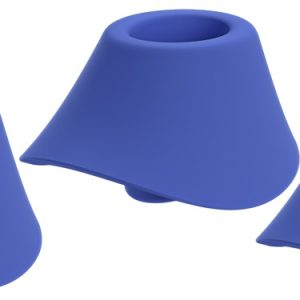 Womanizer BLEND Aufsatzset für hygienische Anwendung - 3 Stück, Größe M, Silikon, PU