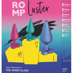 ROMP Anal Training Kit - Inner Glow, 3er Set (Grün, Pink, Blau) – Verpackung
