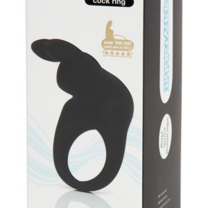 Happy Rabbits Vibro-Häschen Cock Ring - Silikon, wasserdicht, wiederaufladbar – Verpackung