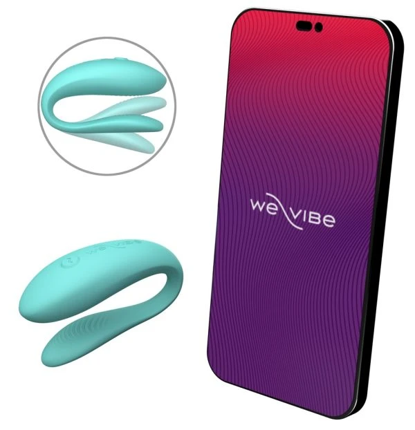 We-Vibe Sync Lite Couple Vibrator, Silicone, 7,5 x 5,1 x 3,0 cm, Pink We-Vibe Sync Lite Paarvibrator, Silikon, 7,5 x 5,1 x 3,0 cm, Rosa – A
