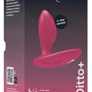 We-Vibe Ditto+ Vibro-Analplug mit Universal-Fernbedienung in Schwarz