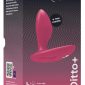 We-Vibe Ditto+ Vibro-Analplug mit Universal-Fernbedienung in Schwarz – Verpackung