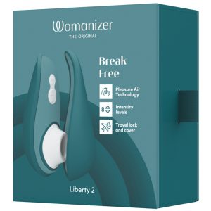 Womanizer Liberty 2 - Der kleine Pulsator, 8 Intensitätsstufen - Reisegröße, diskret, wasserdicht, wiederaufladbar
