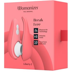 Womanizer Liberty 2 - Flüsterleiser Pulsator mit 8 Intensitätsstufen (Reisegröße, wasserdicht)