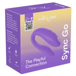 We-Vibe Sync Go Paarvibrator - Flexibler Doppelvibrator, 10 Vibrationsmodi, wasserdicht, wiederaufladbar