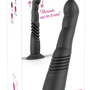 Couples Choice G and P-Spot Thrusting Vibrator - Stoßvibrator mit Saugfuß und 18 Vibrationsmodi – Verpackung