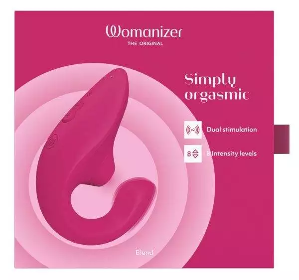 Womanizer BLEND - Dual-Stimulator für gemischte Höhepunkte – Verpackung Womanizer BLEND - Dual-Stimulator für gemischte Höhepunkte – Verpackung